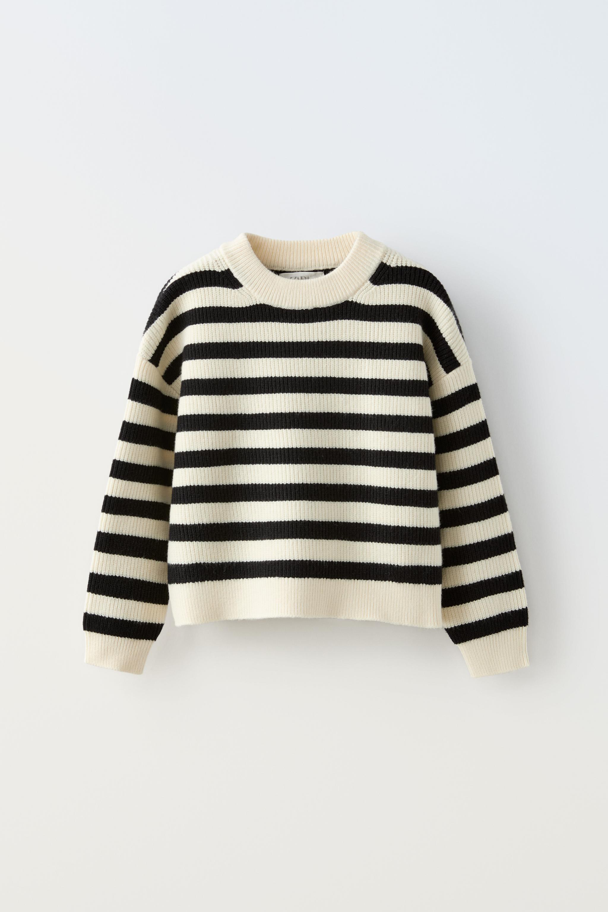 Grün weiß gestreifter pullover zara Clearance